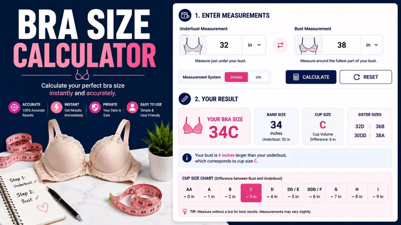 Bra Size Calculator