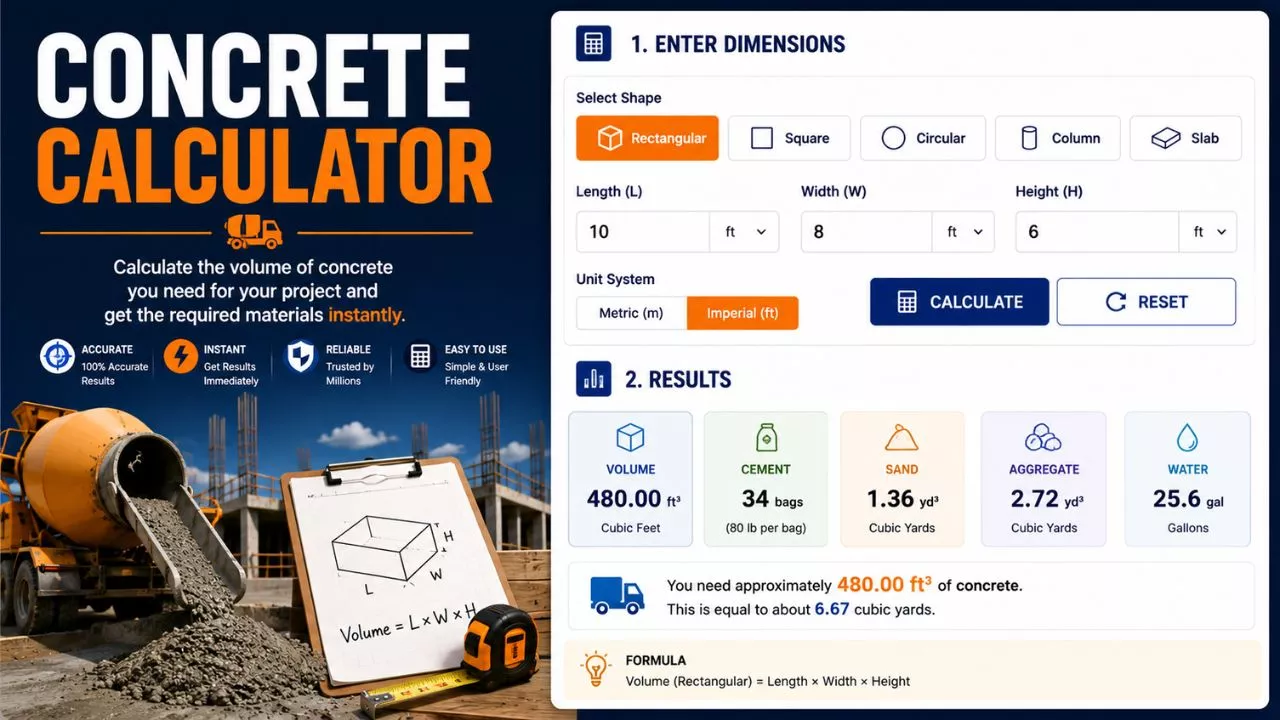 Concrete Calculator