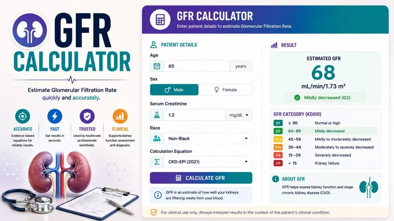 GFR Calculator