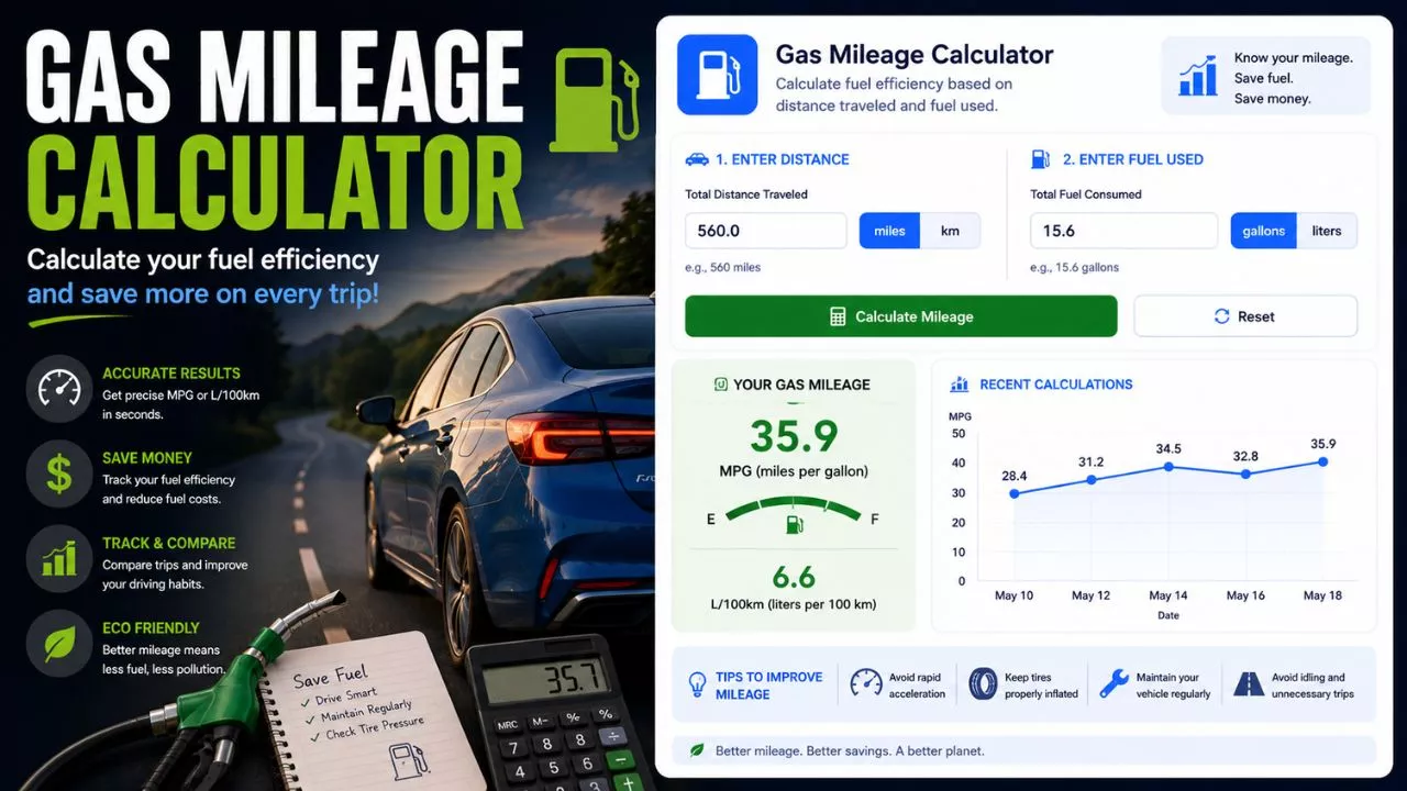 Gas Mileage Calculator