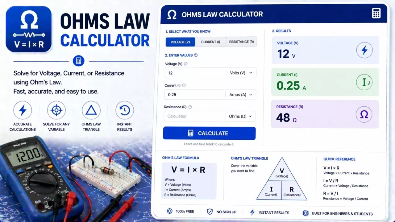 Ohms Law Calculator