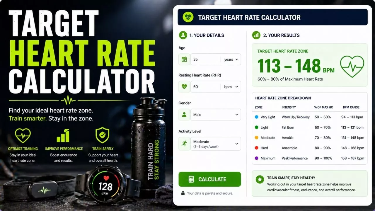 Target Heart Rate Calculator