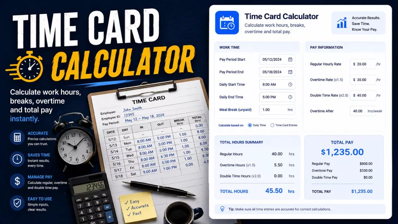 Time Card Calculator