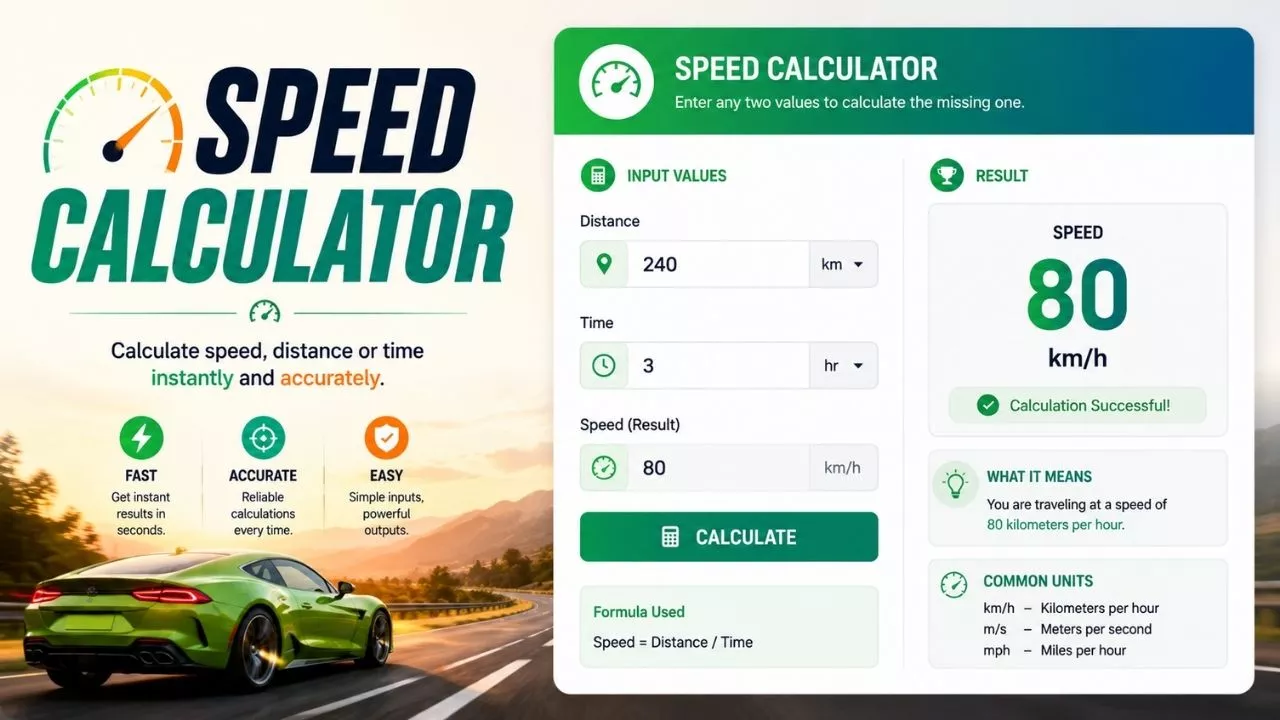 Speed Calculator